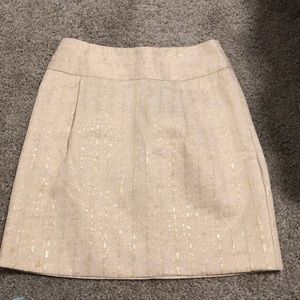 Gold accented skirt